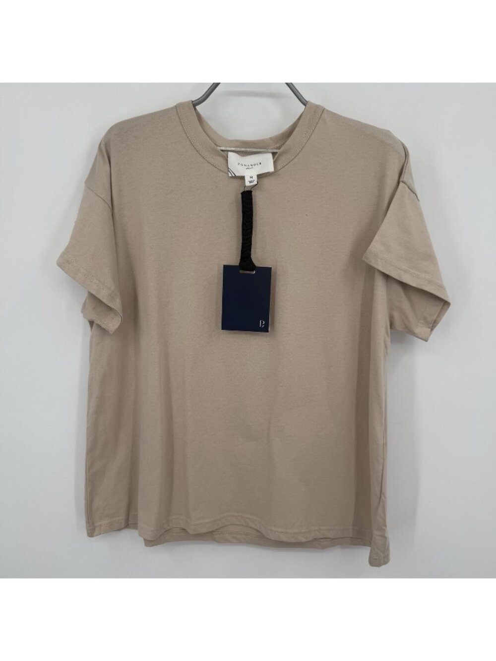 Pomander Place by Tuckernuck Sandstone Presley Tee size M Medium 100% Cotton NWT